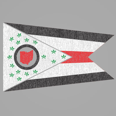 Ohio Buckeyes Flag