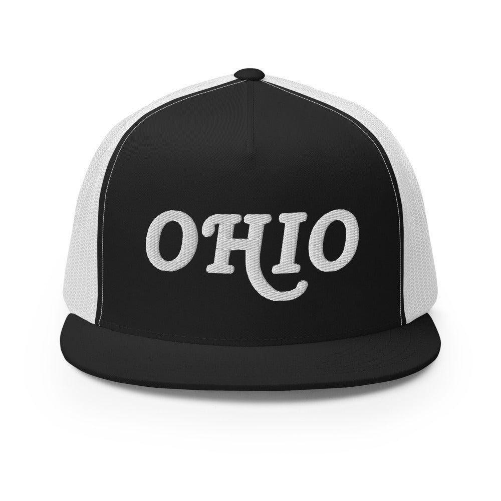 OHIO Flex Fit Baseball Hat - Clothe Ohio - Ohio Shirts and Apparel