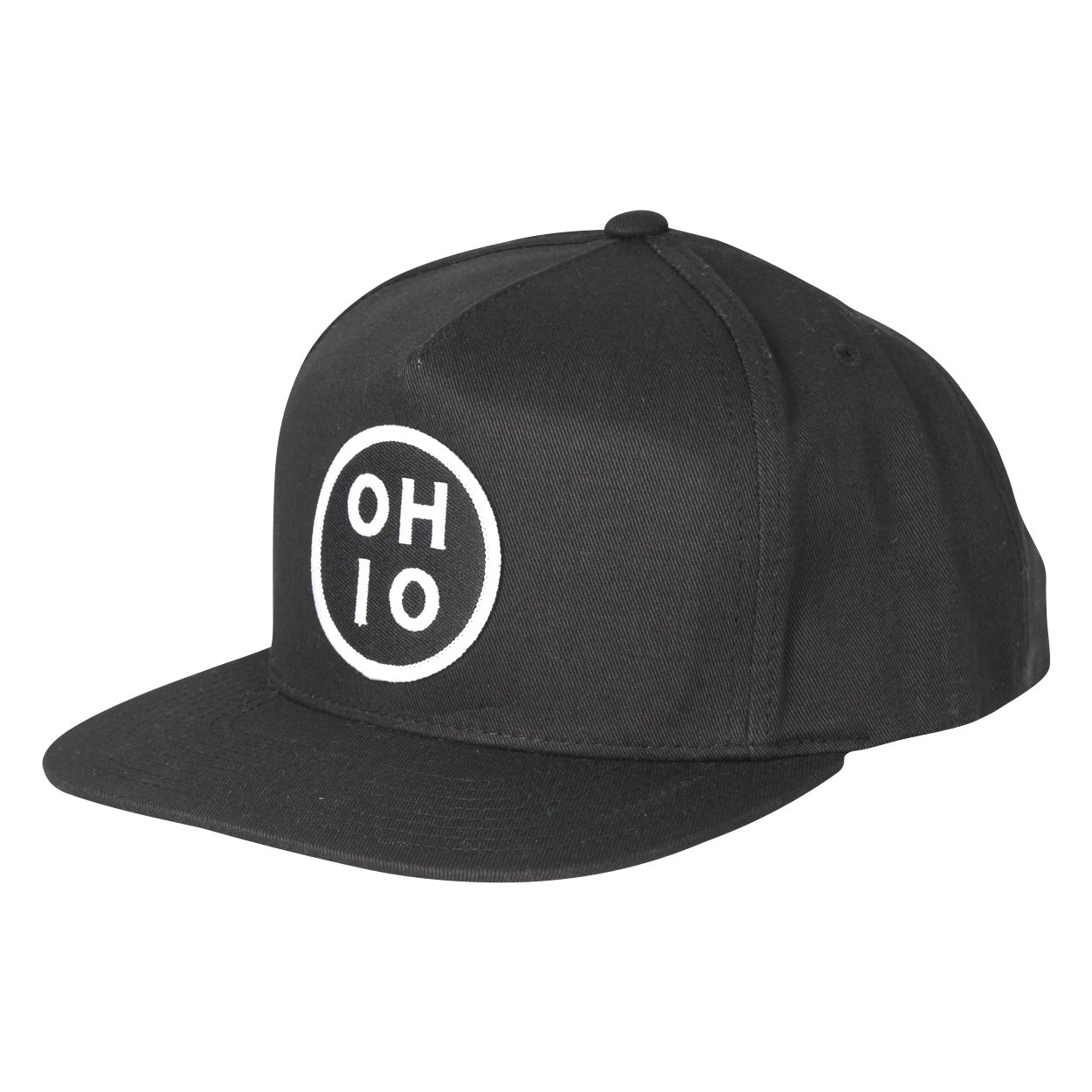 Circle Ohio Patch Snap Back Hat - Clothe Ohio - Soft Ohio Shirts